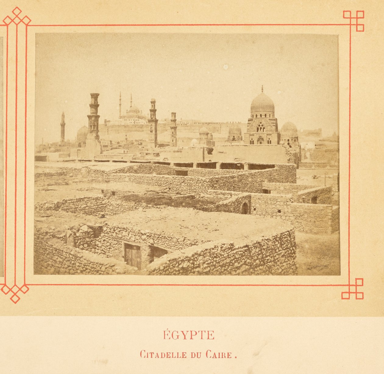 Ciudadela de El Cairo de Félix Bonfils