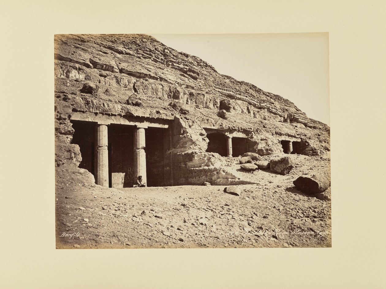 Cueva de Béni-Hassan, Egipto de Félix Bonfils