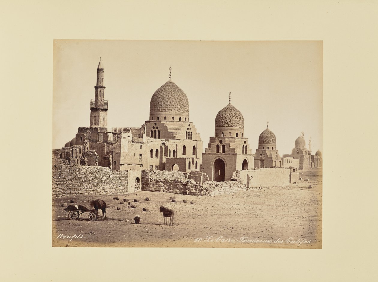 El Cairo, tumbas de los califas de Félix Bonfils