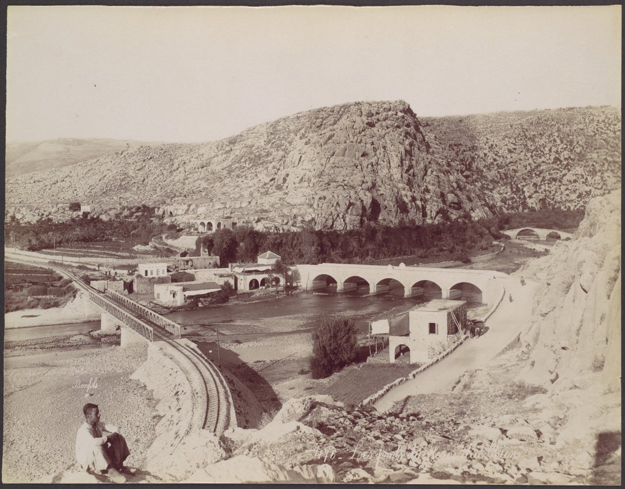 Los puentes de las flores de cornejo de Félix Bonfils