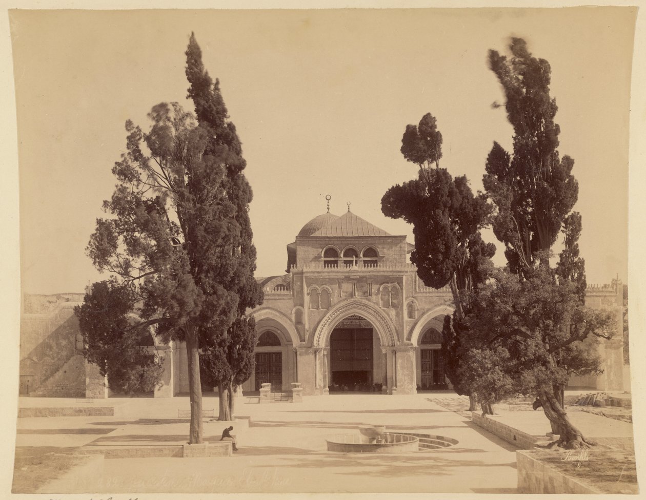 Mezquita de Al-Aksa de Félix Bonfils