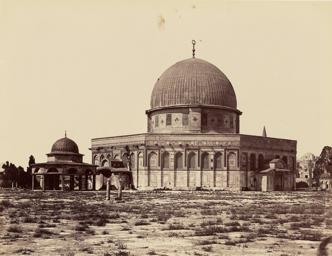 Mezquita de Omar y tribunal de David [Jerusalén] de Félix Bonfils