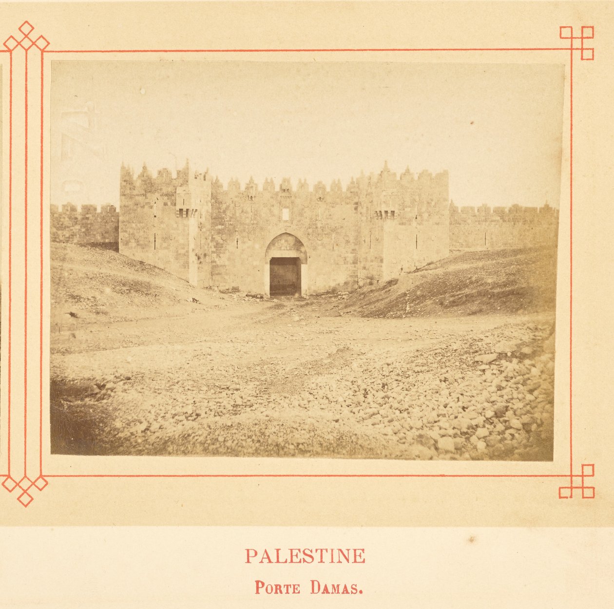 Puerta de Damasco de Félix Bonfils
