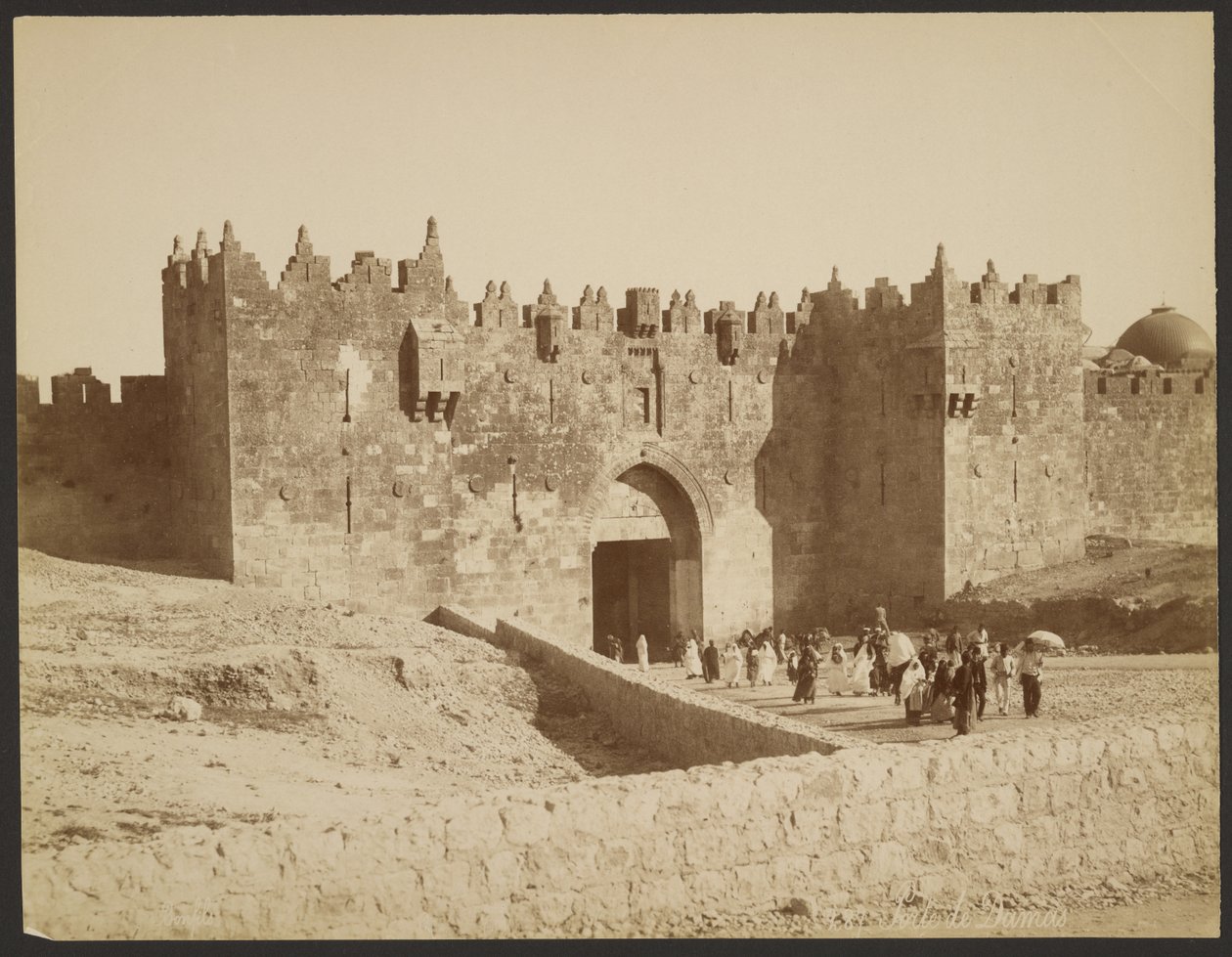 Puerta de Damasco de Félix Bonfils