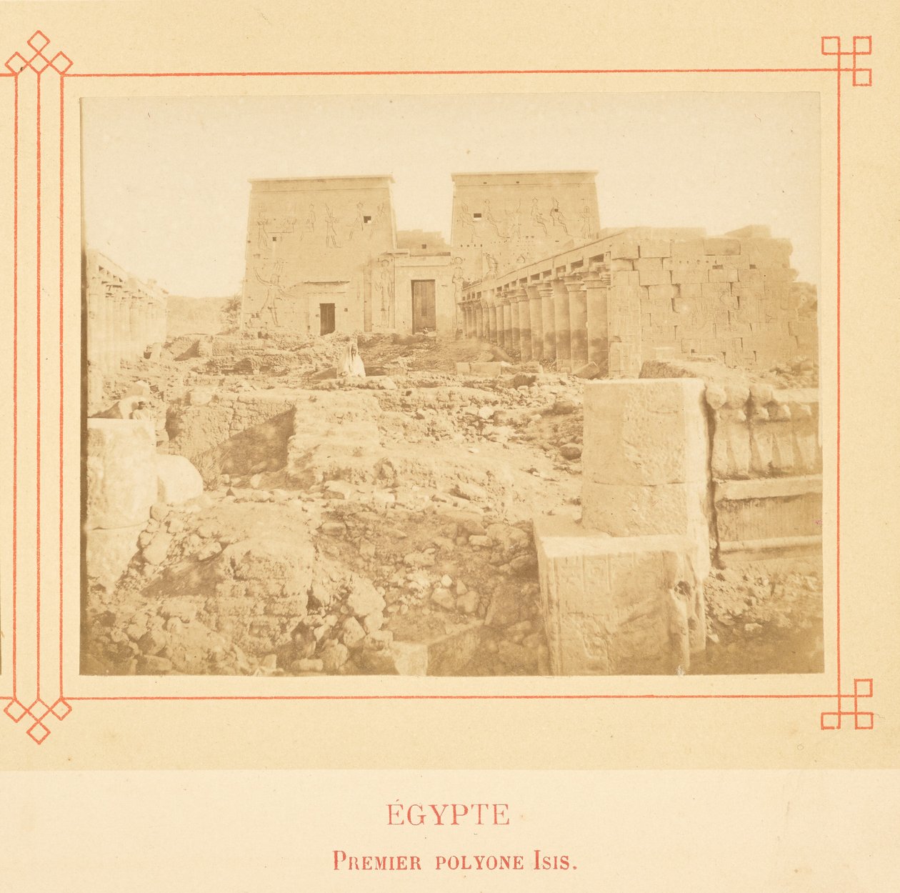 Primera torre de Isis. de Félix Bonfils