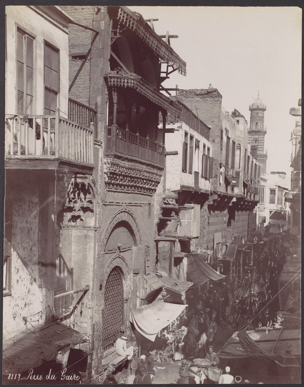 Calle de El Cairo de Félix Bonfils