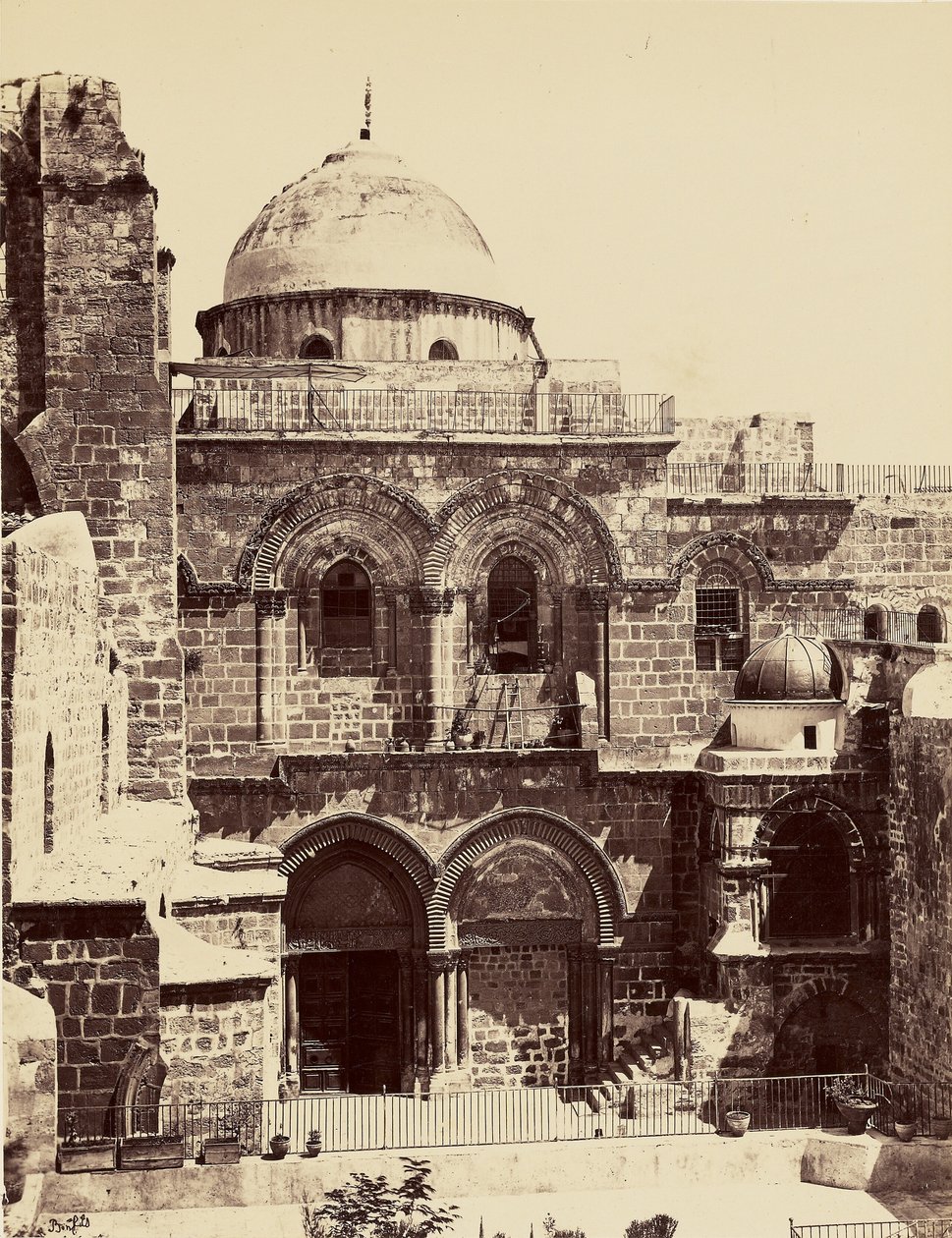 Santo Sepulcro - Jerusalén de Félix Bonfils