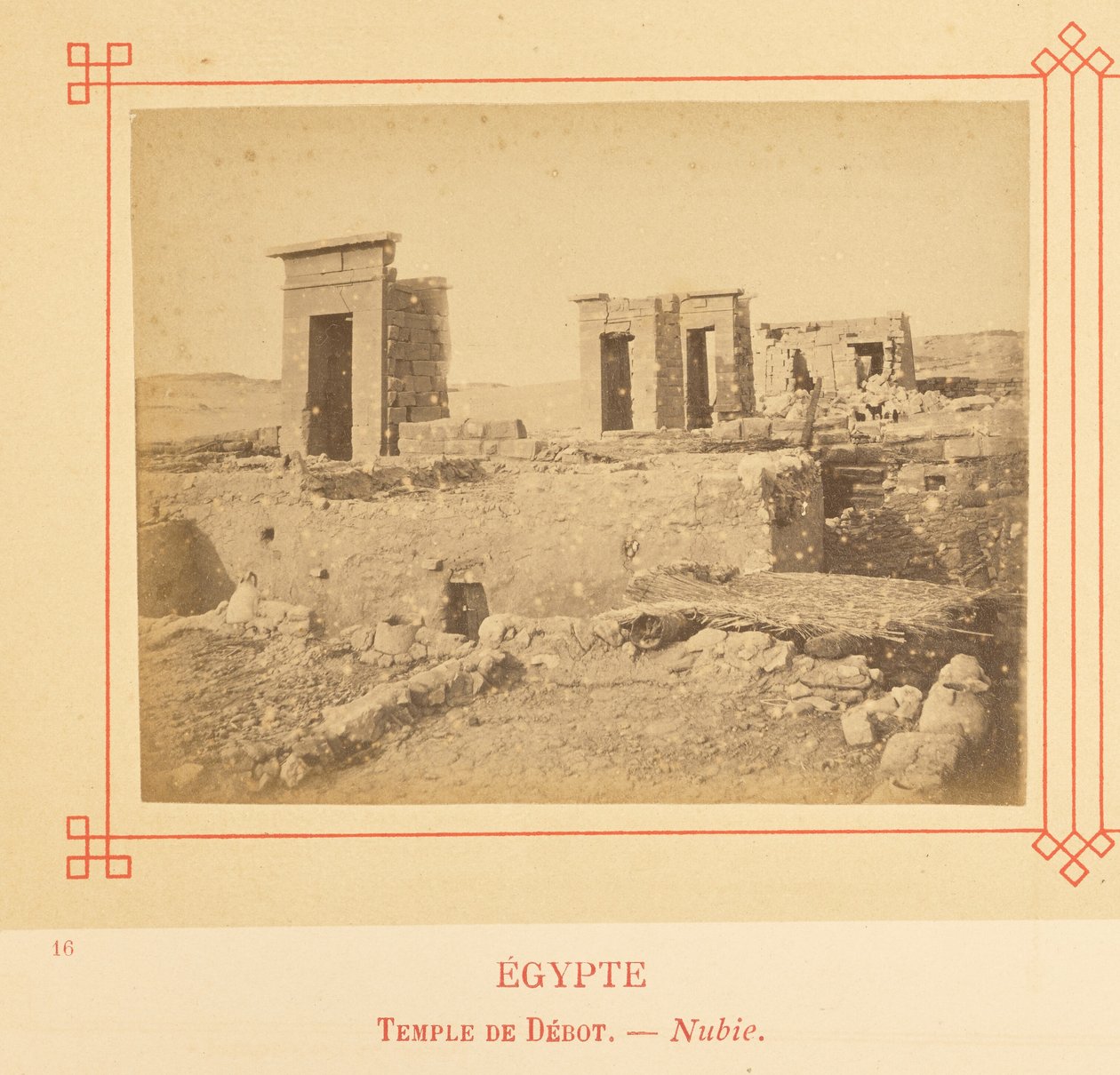 Templo de Debod - Nubia de Félix Bonfils