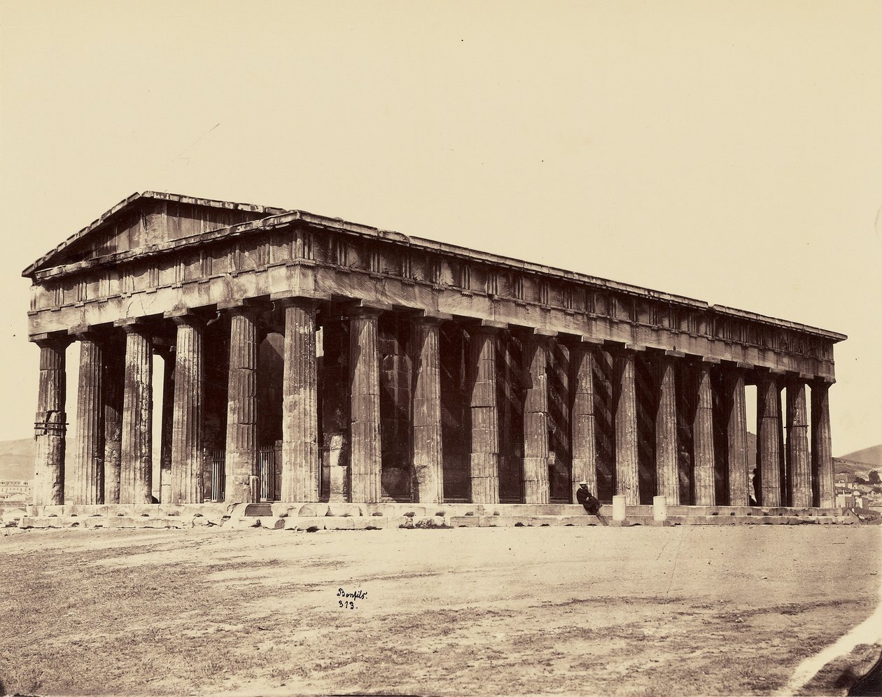 Templo de Teseo - Atenas. [Heféstion] de Félix Bonfils