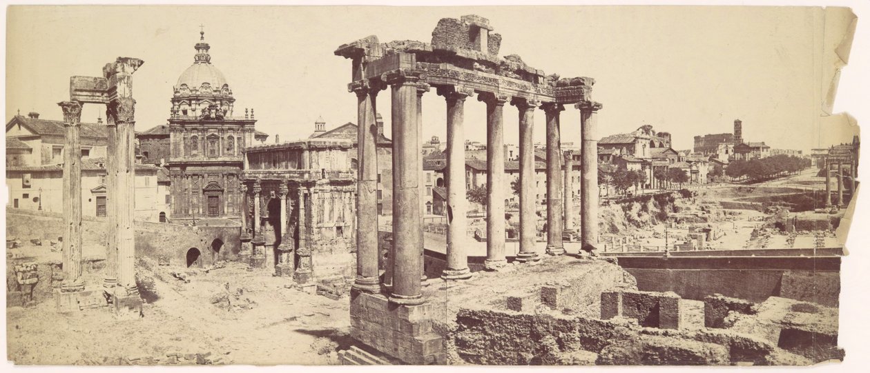 [El Foro Romano] de Félix Bonfils