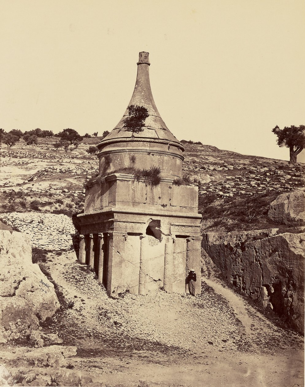 Tumba de Absalón - Jerusalén de Félix Bonfils
