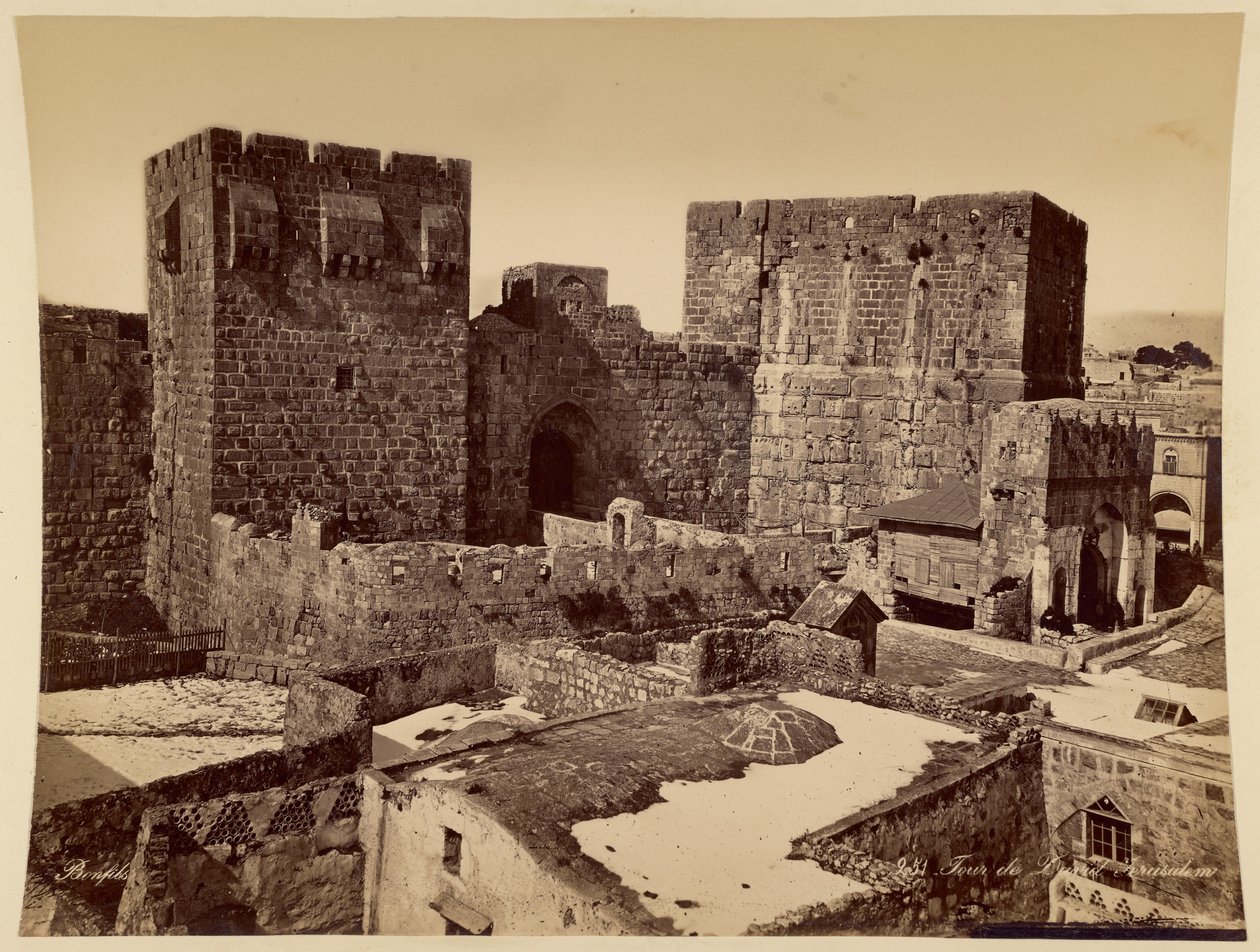 Torre de David, Jerusalén de Félix Bonfils