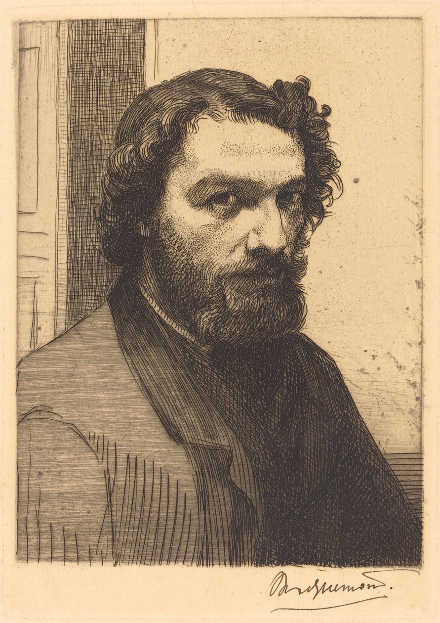 Alphonse Legros de Felix Bracquemond