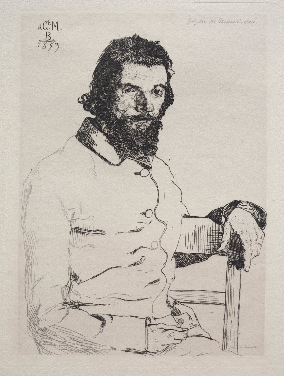 Charles Méryon, 1884 de Felix Bracquemond