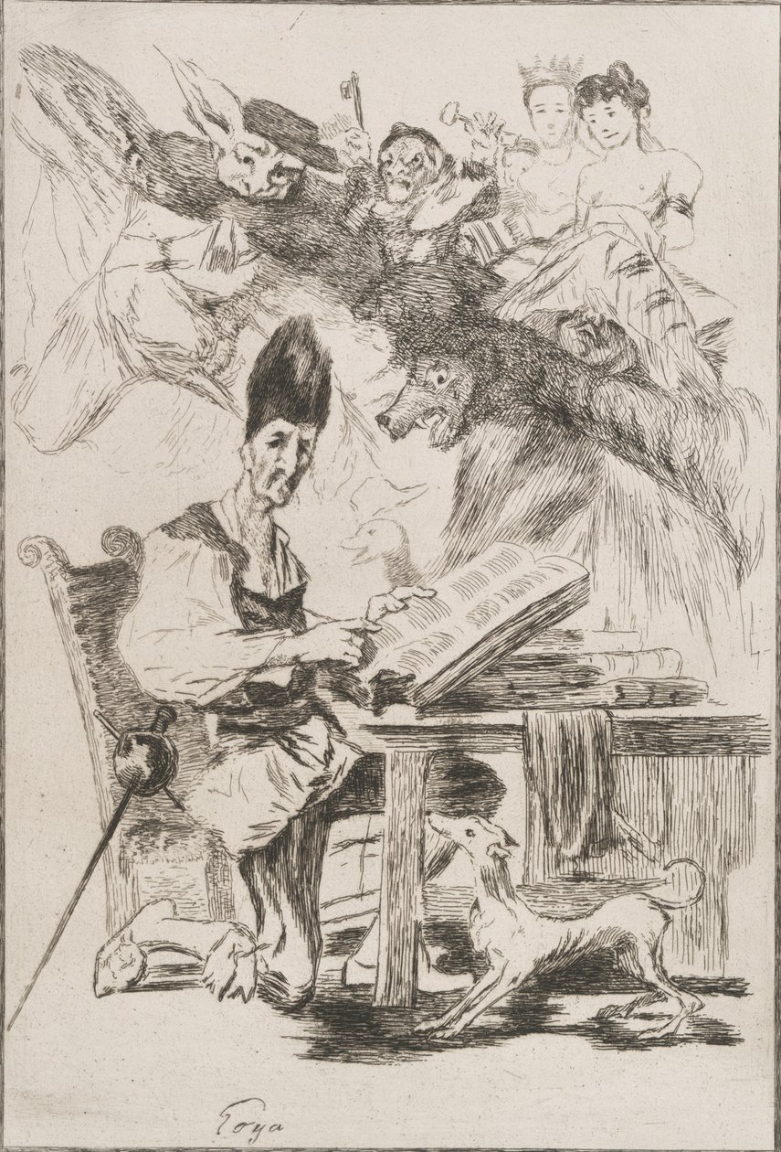 Don Quijote, 1860 de Felix Bracquemond