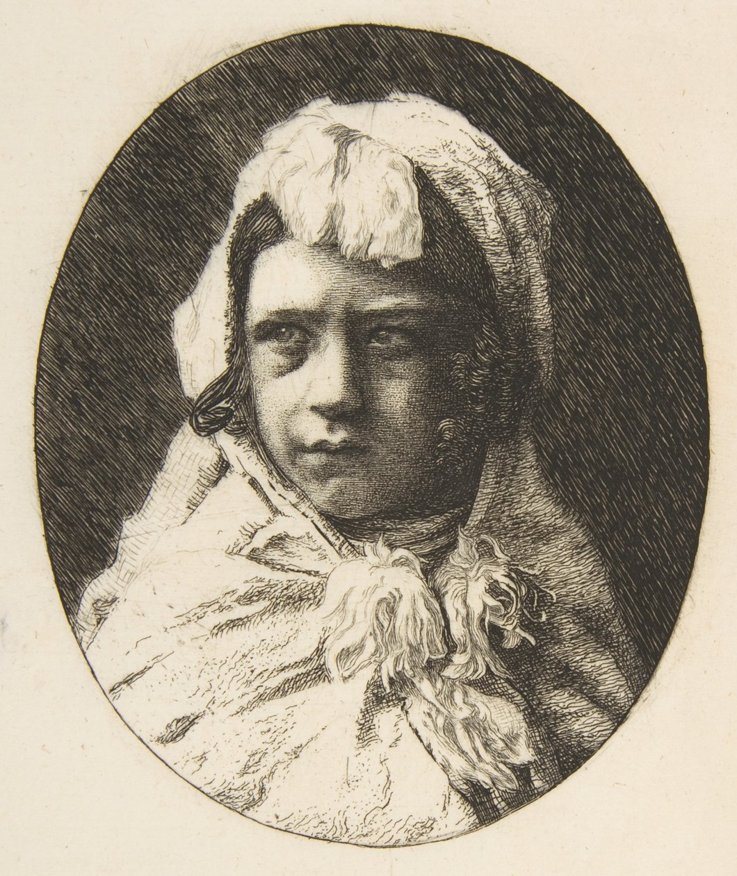 Retrato de Henri Houssaye, como niño de Felix Bracquemond