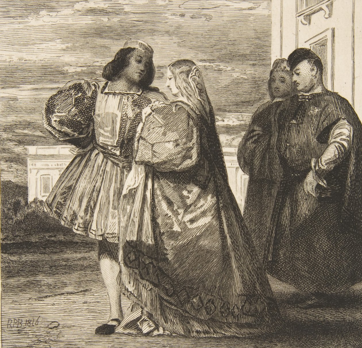 Paseo veneciano de Felix Bracquemond