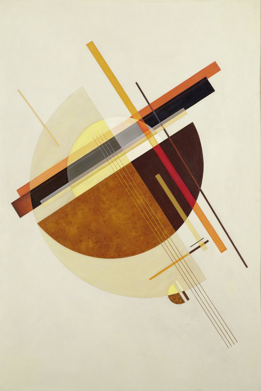Composición, c.1947-48 (óleo sobre lienzo) de Felix Del Marle