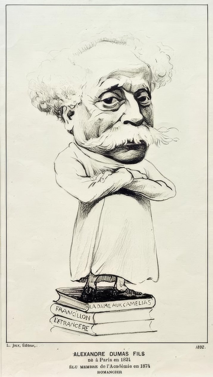 Alexandre Dumas Hijo de Felix Edouard Vallotton