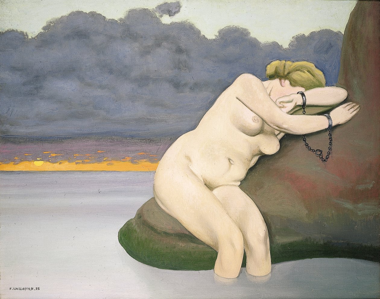 Andrómeda Encadenada de Felix Edouard Vallotton