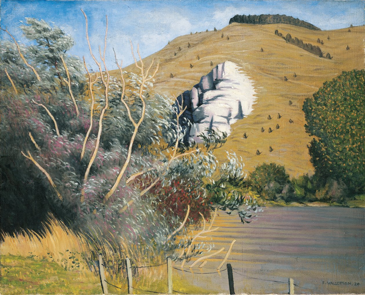 Orillas del Sena en Tournedos, 1920 de Felix Edouard Vallotton