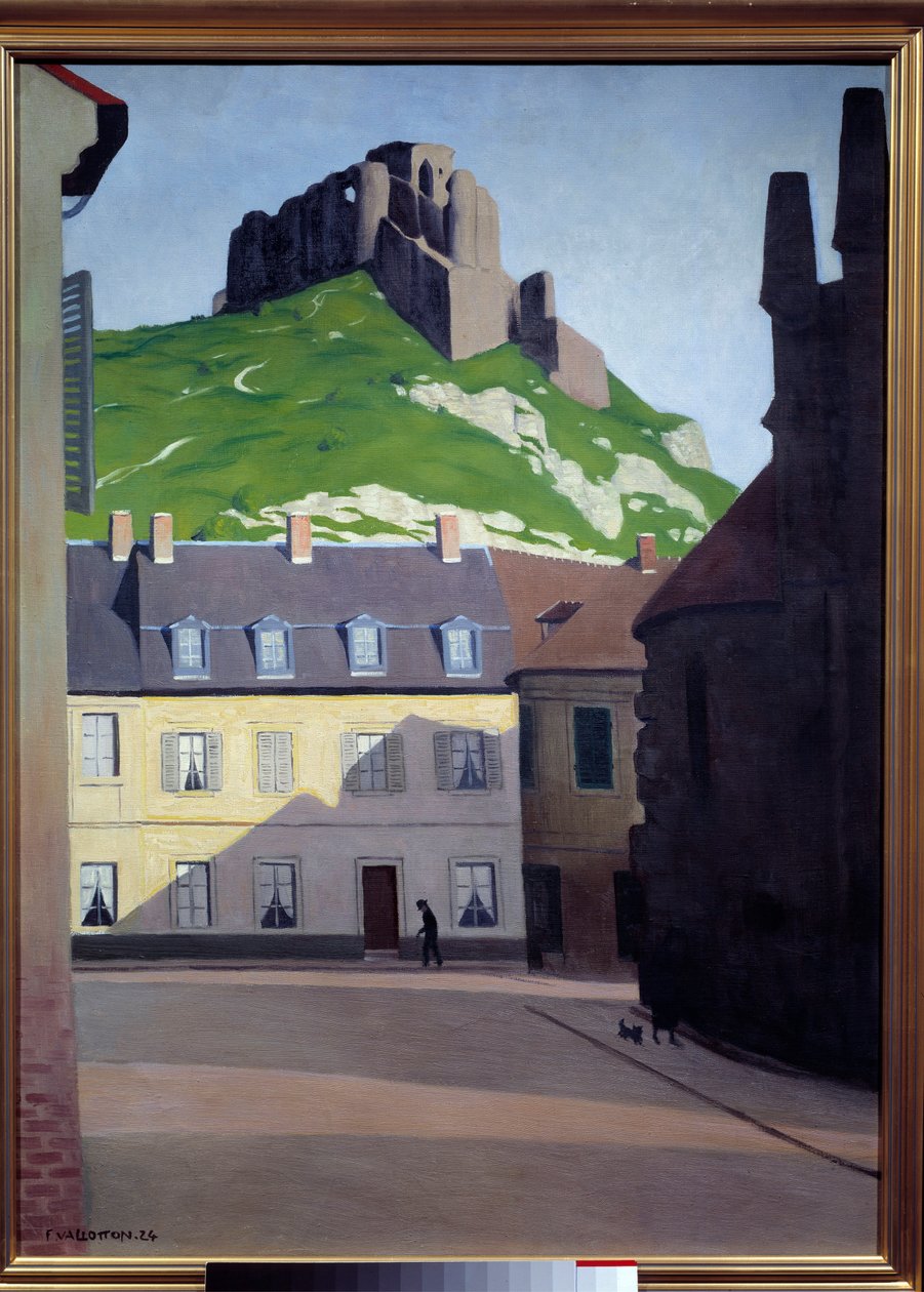 Chateau Gaillard en Andelys de Felix Edouard Vallotton