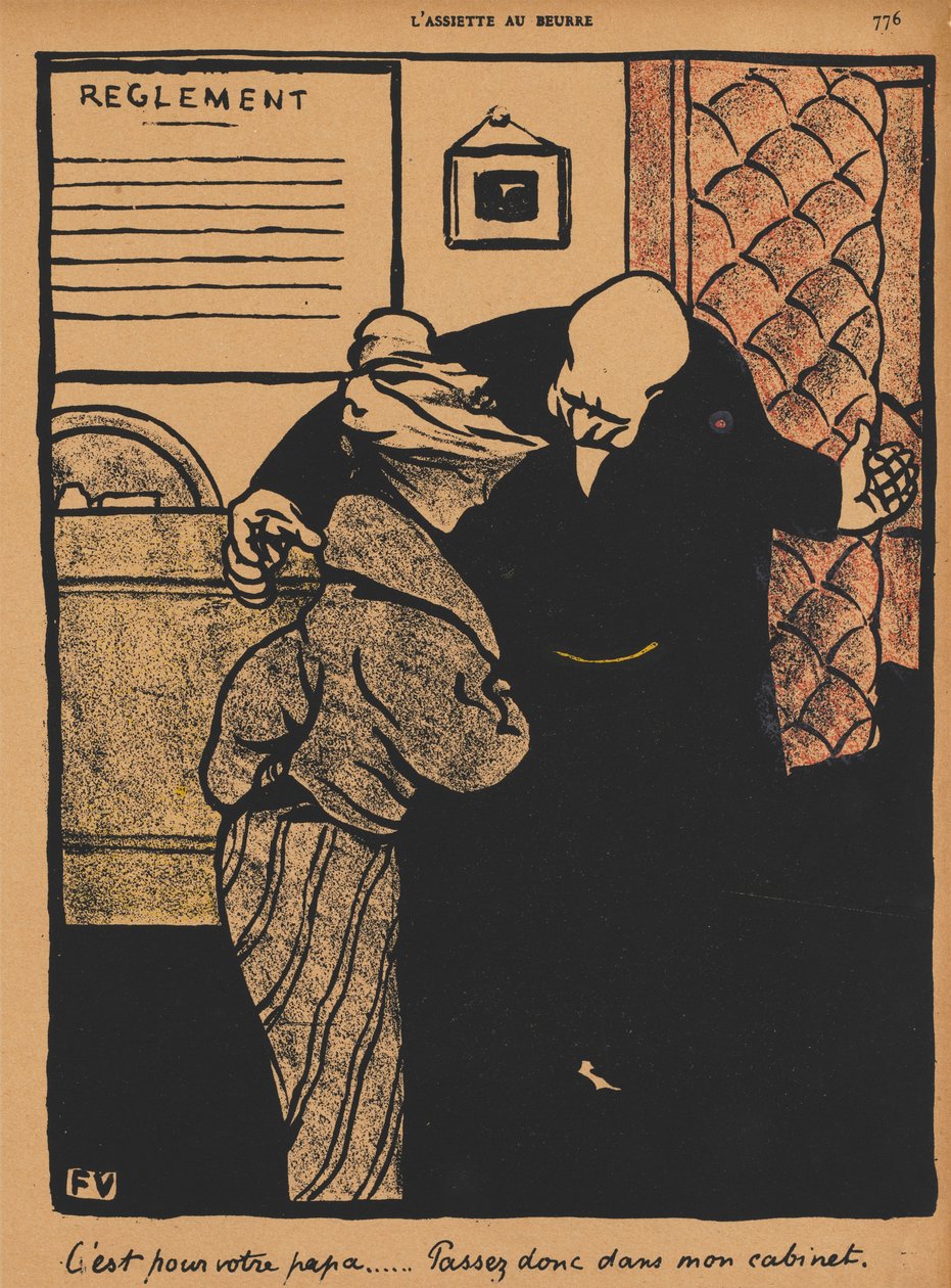 Crímenes y Castigos XIX, 776: Se trata de tu padre de Felix Edouard Vallotton