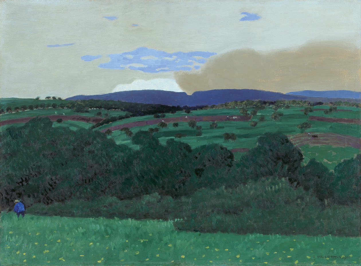 Alrededores de Lausana de Felix Edouard Vallotton