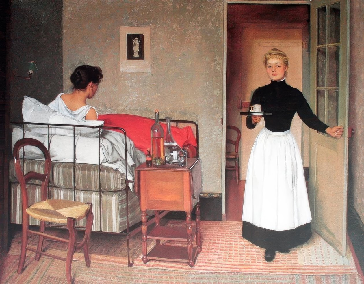 Félix Edouard Vallotton (1865 – 1925) pintor suizo, 1892 el paciente de Felix Edouard Vallotton