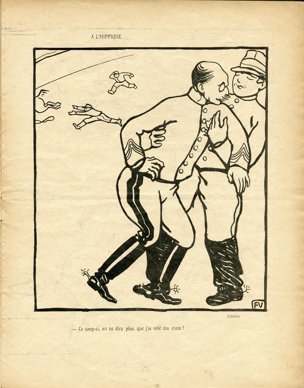 Ilustración de Felix dit Vallotton de Felix Edouard Vallotton