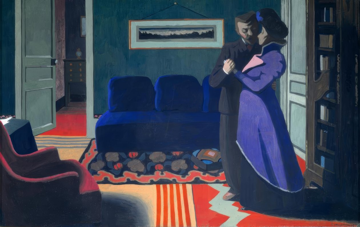 La visita de Felix Edouard Vallotton