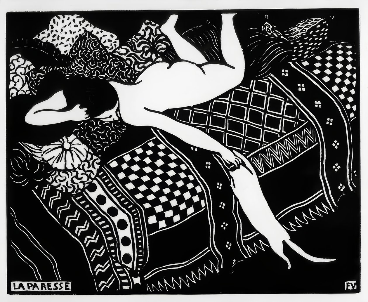 La Pereza de Felix Edouard Vallotton
