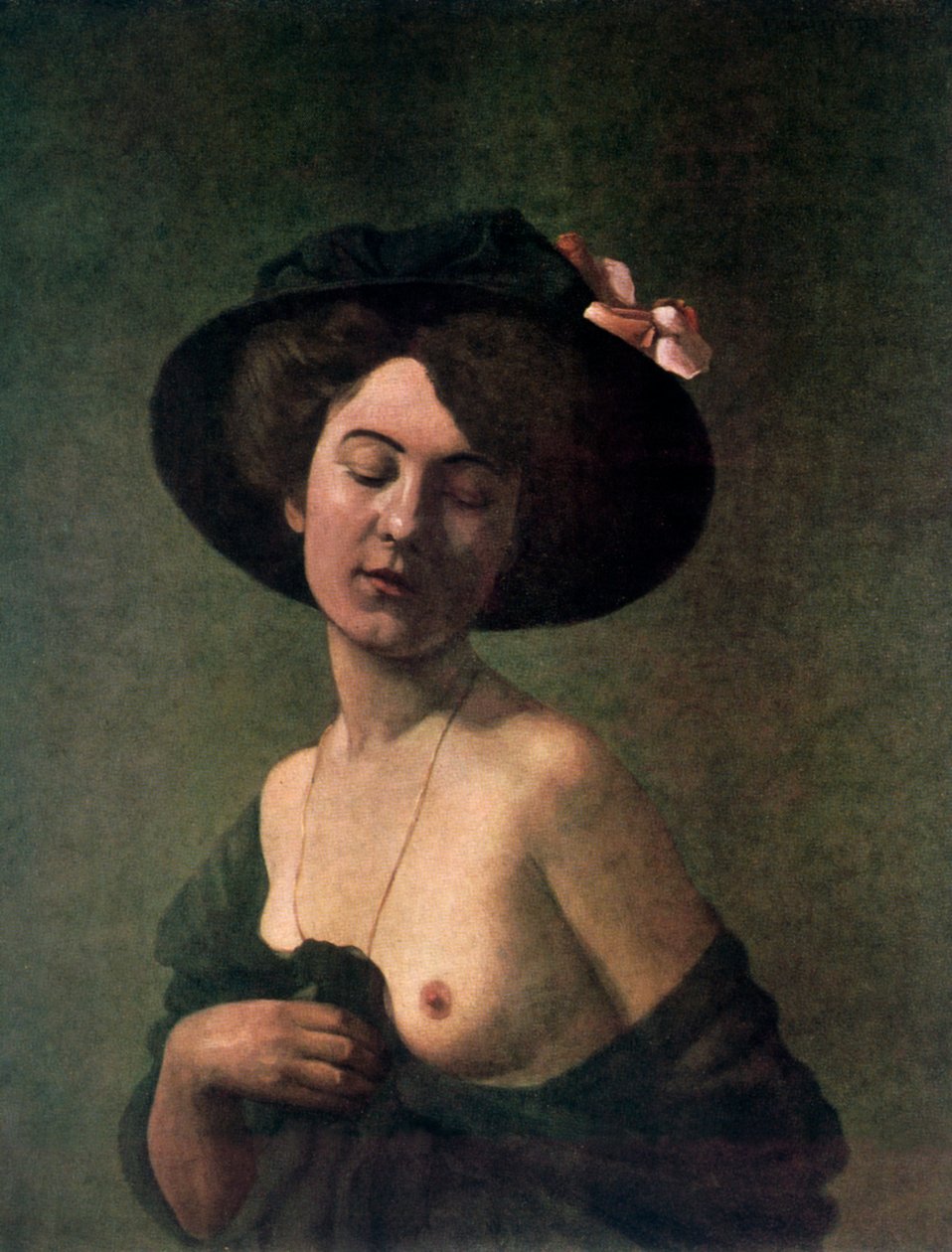 Dama con sombrero, 1908 de Felix Edouard Vallotton