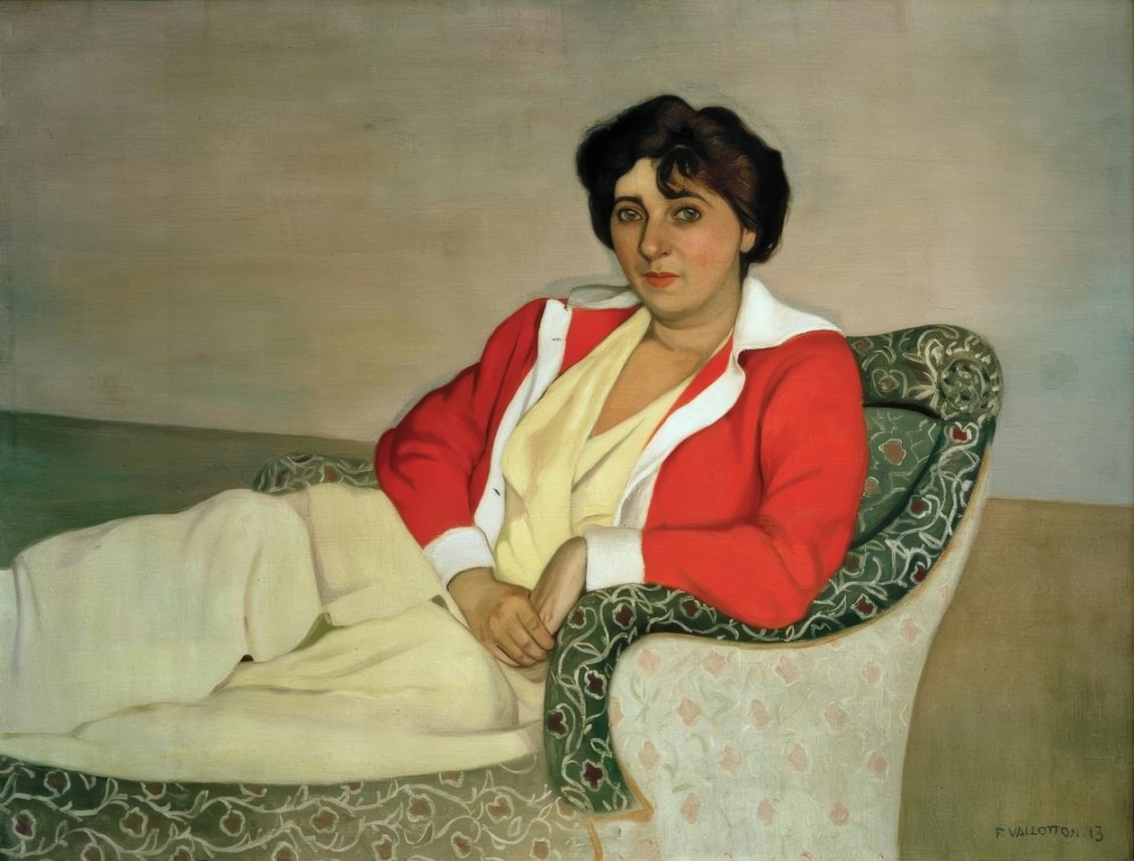 El jersey rojo de Felix Edouard Vallotton