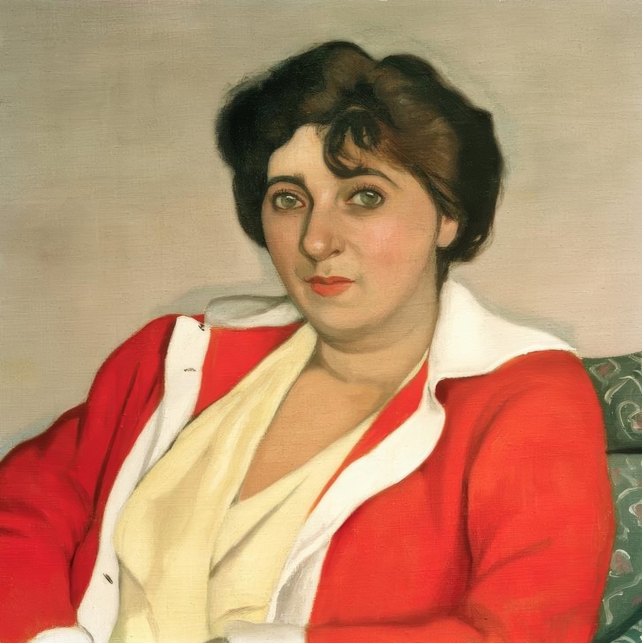 El suéter rojo de Felix Edouard Vallotton