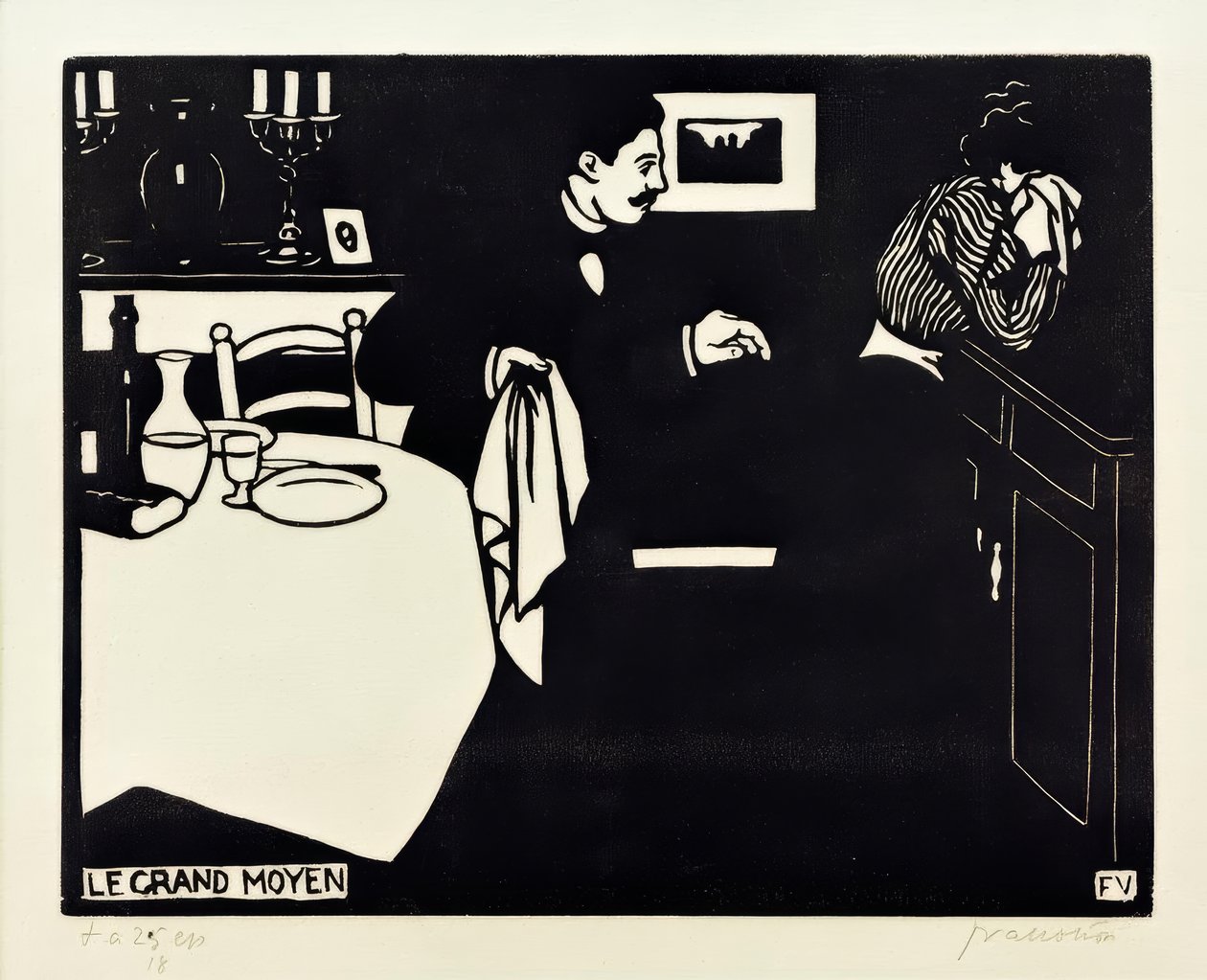 El gran medio de Felix Edouard Vallotton