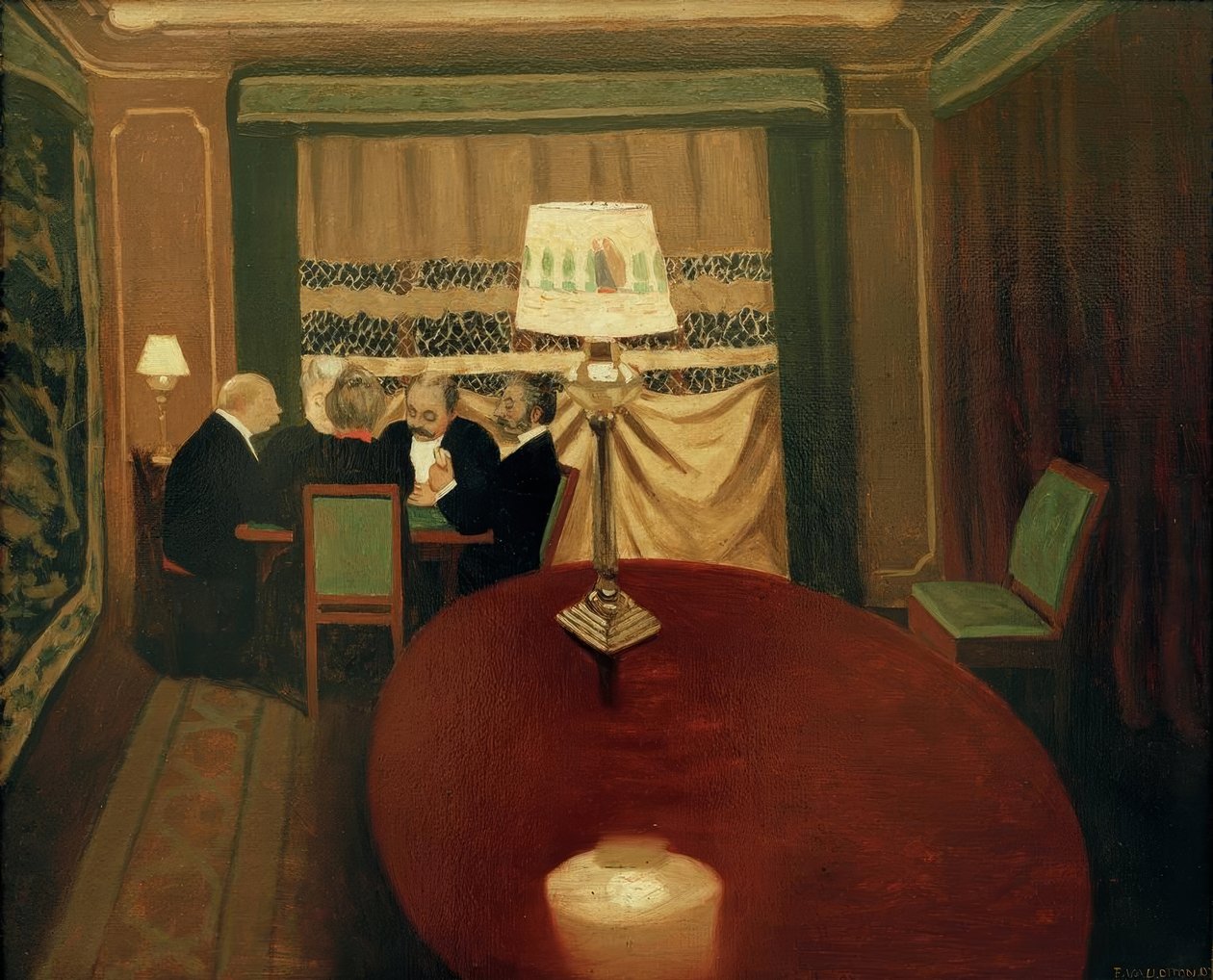 El póker de Felix Edouard Vallotton