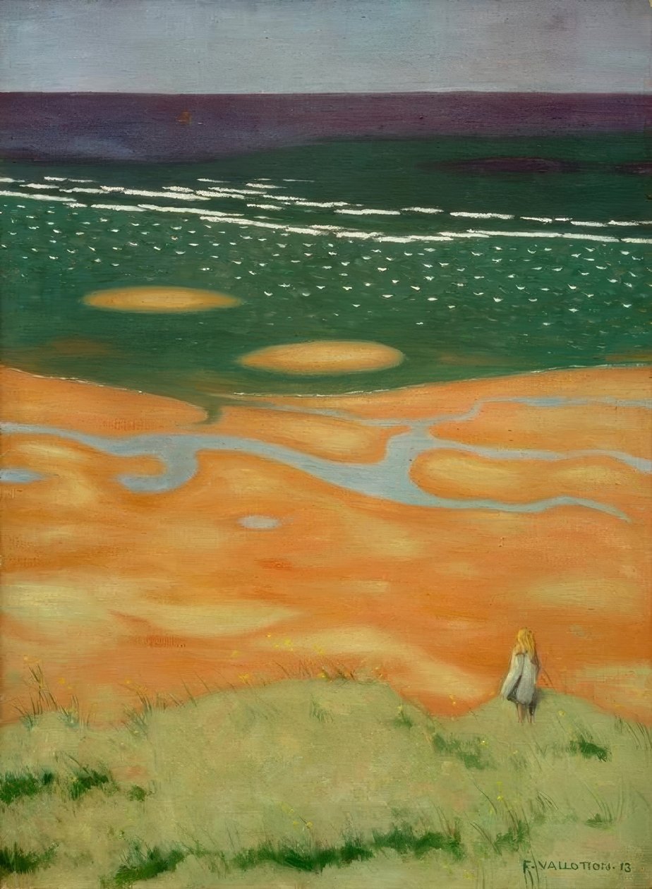 Marea alta, Houlgate de Felix Edouard Vallotton