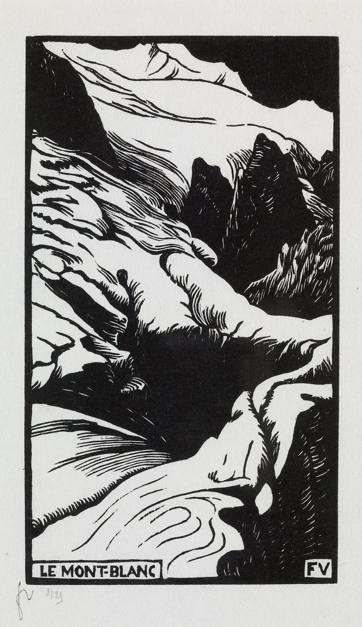 Mont-Blanc, 1892 de Felix Edouard Vallotton