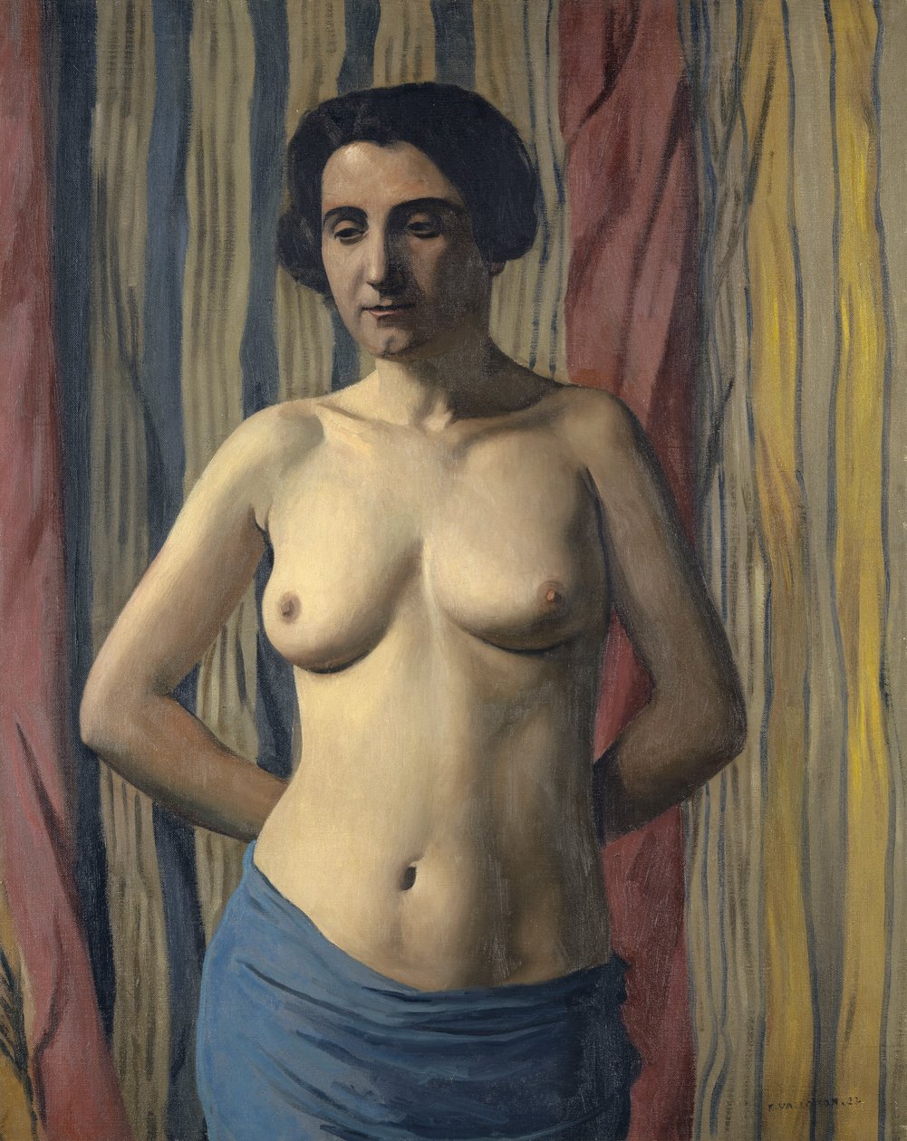 Desnudo con faja azul, 1922 de Felix Edouard Vallotton