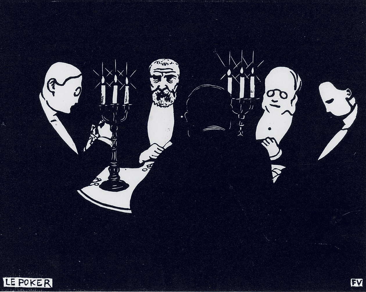 Póker, 1896 de Felix Edouard Vallotton