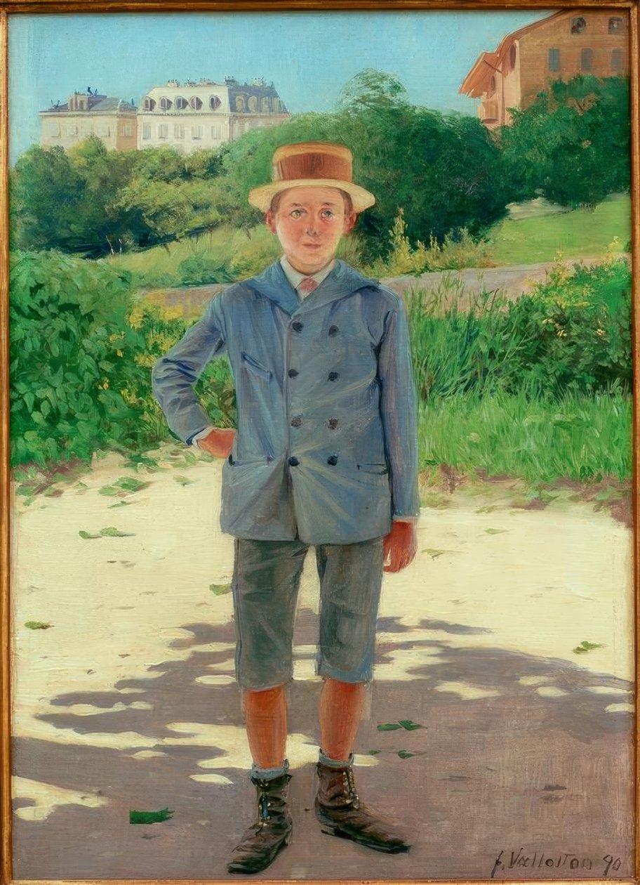 Retrato del joven Delisle de Felix Edouard Vallotton