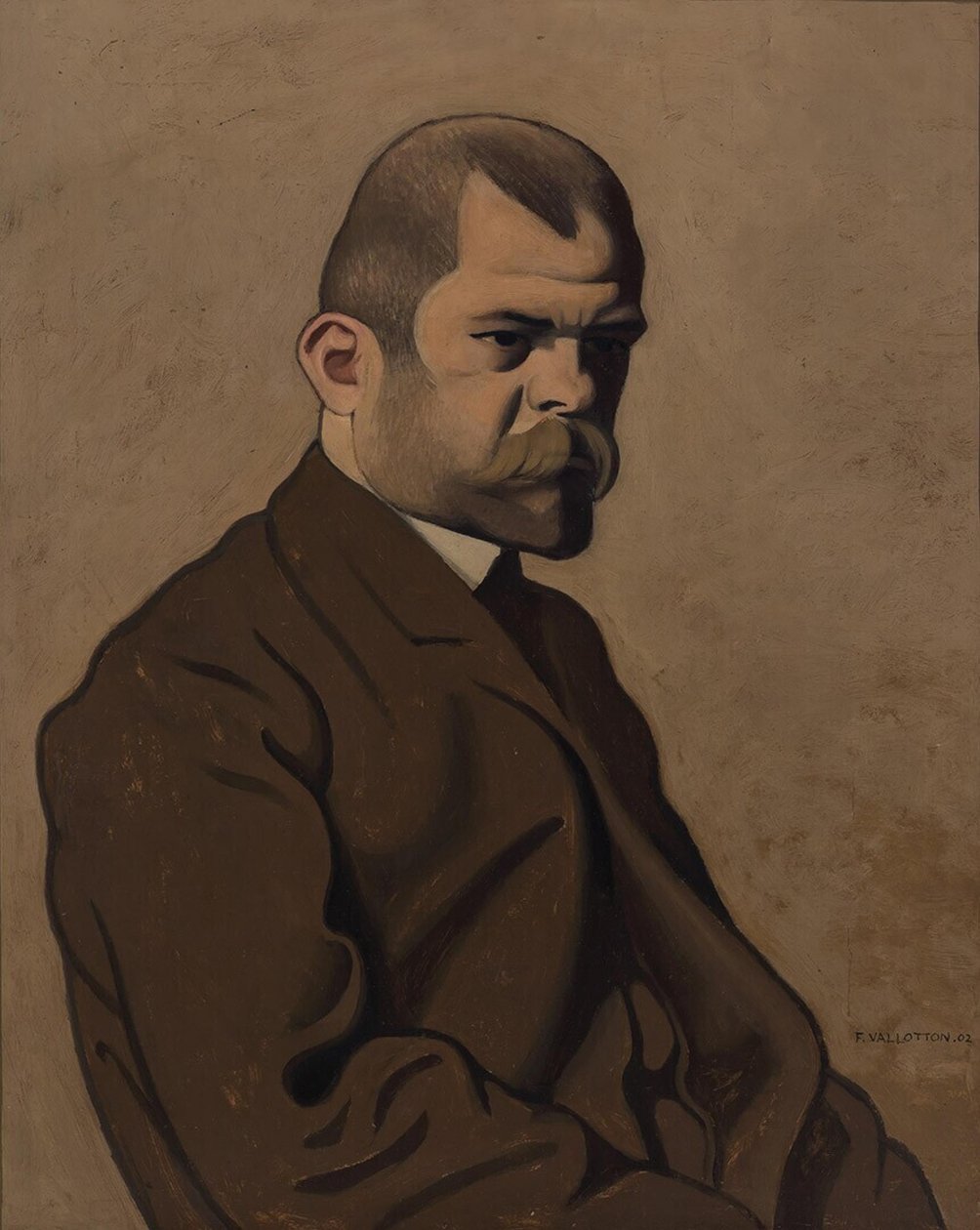 Retrato de Ambroise Vollard 1865-1939, 1902 de Felix Edouard Vallotton