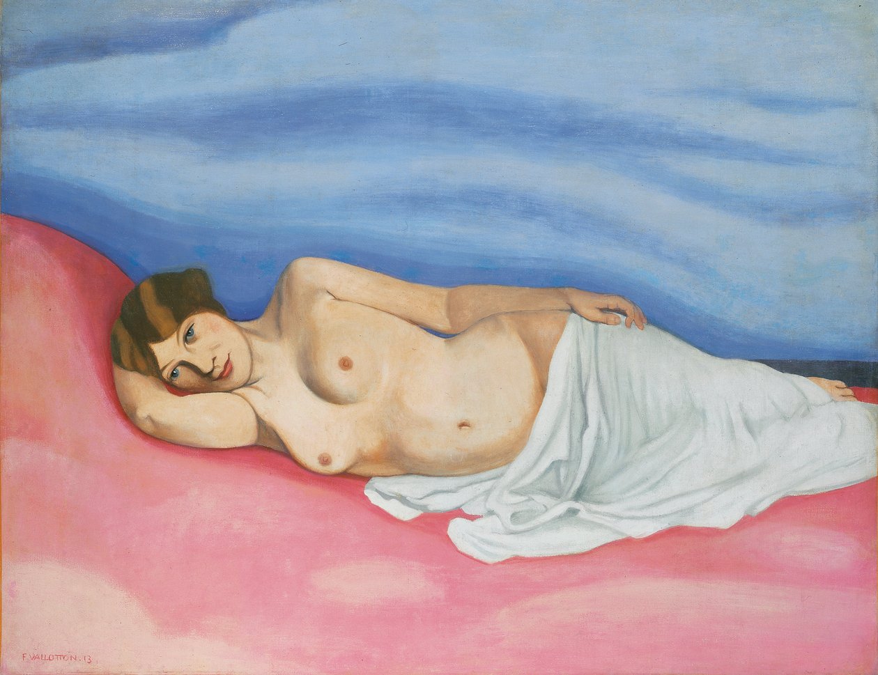 Desnudo femenino reclinado, 1913 de Felix Edouard Vallotton