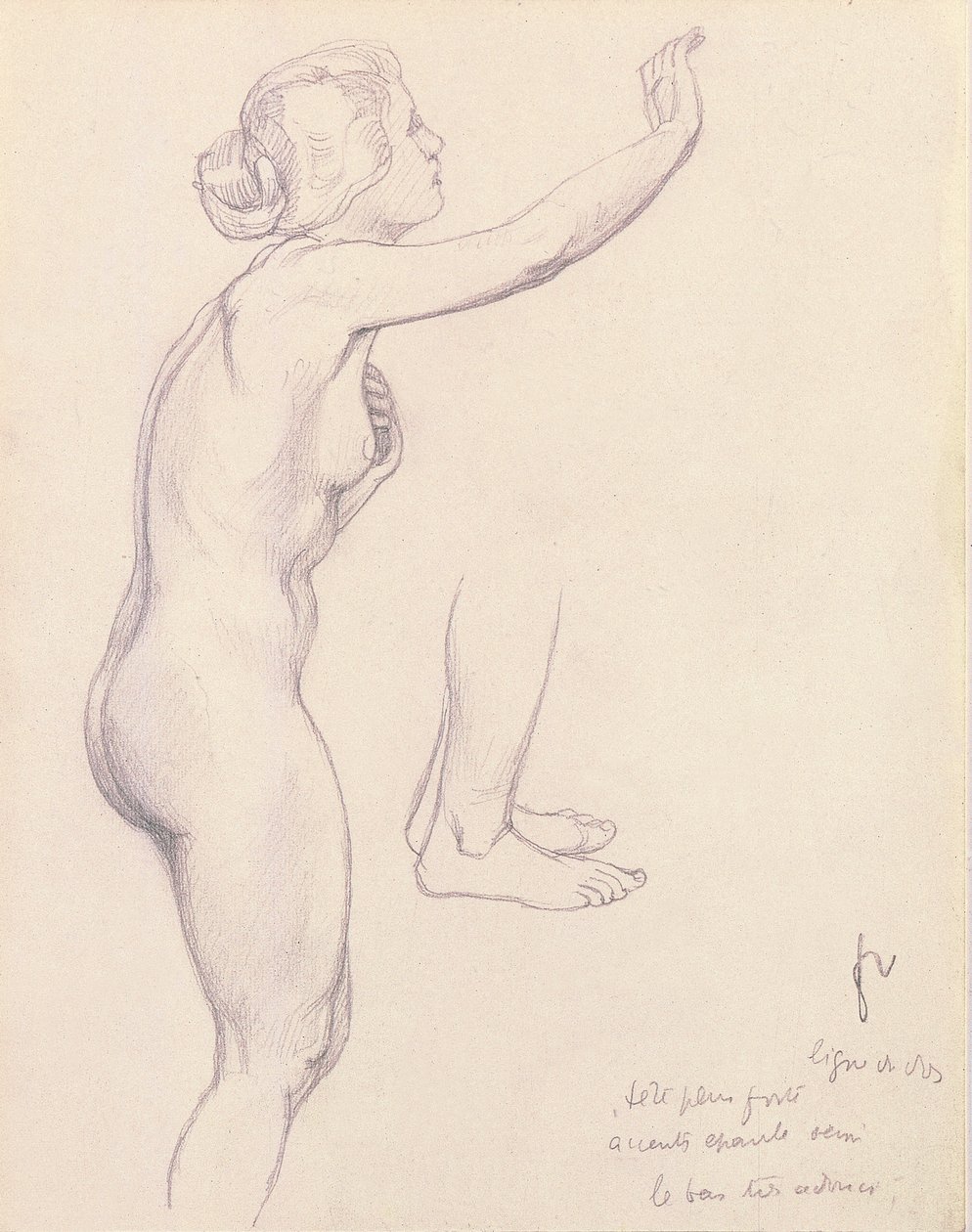 Estudio para Perseo y Andrómeda, 1918 de Felix Edouard Vallotton