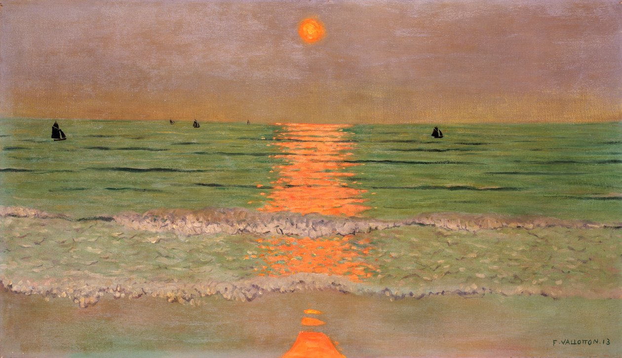 Atardecer, 1913 de Felix Edouard Vallotton