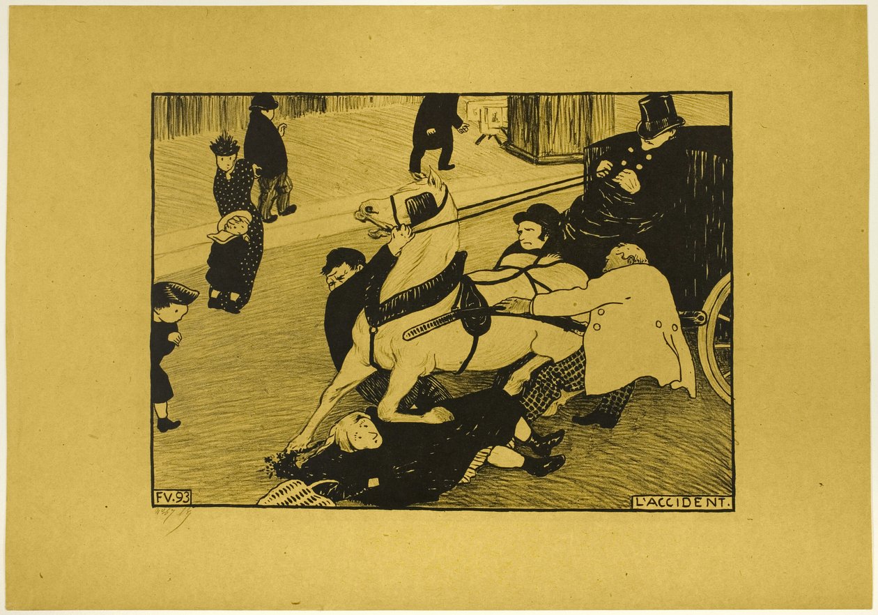 El accidente de Felix Edouard Vallotton