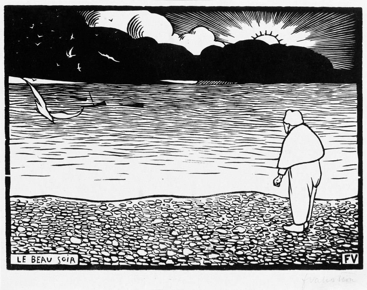 La hermosa tarde, 1892 de Felix Edouard Vallotton