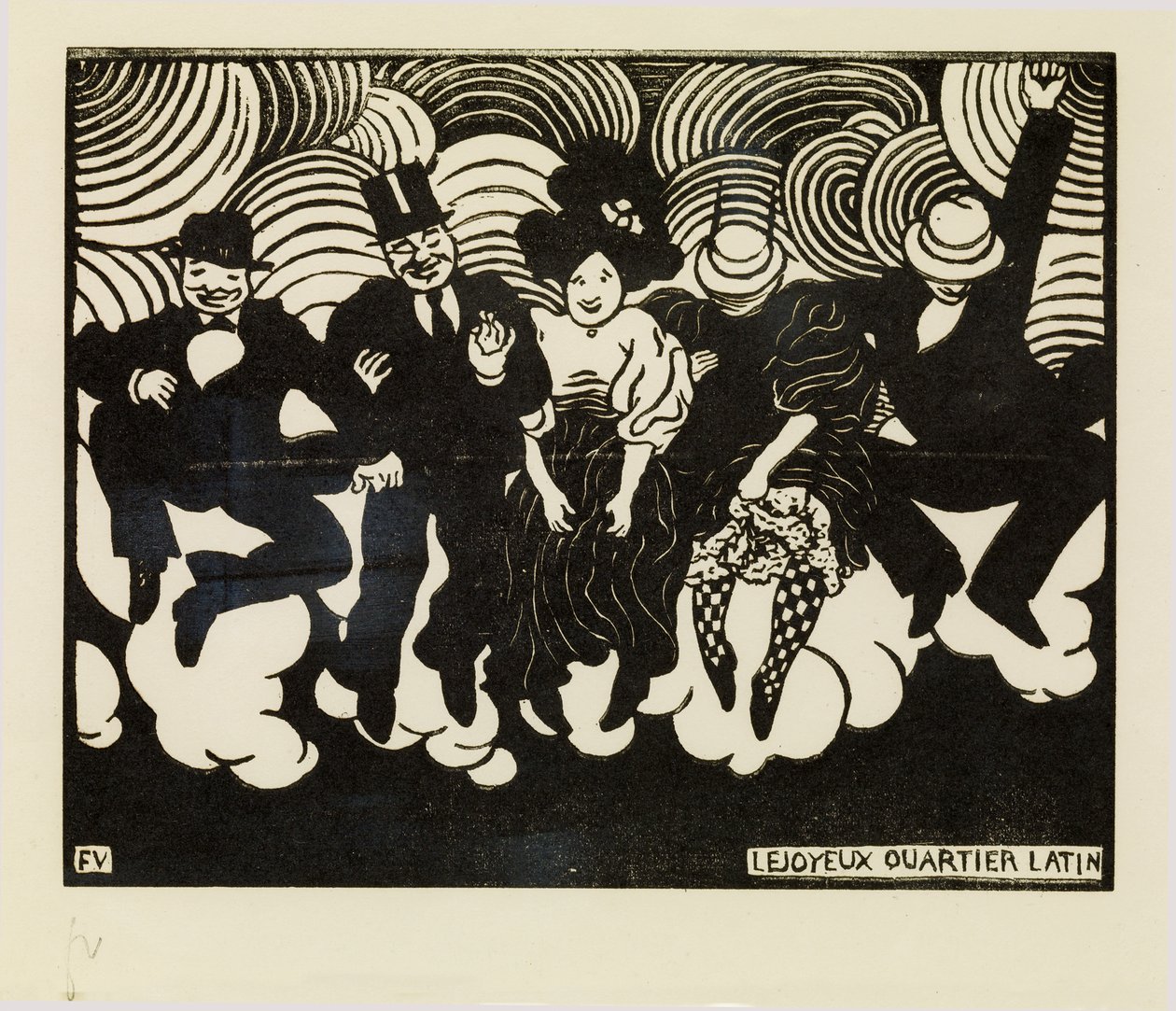 El feliz barrio latino de Felix Edouard Vallotton