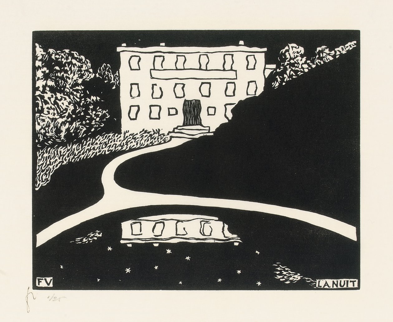 La Noche de Felix Edouard Vallotton